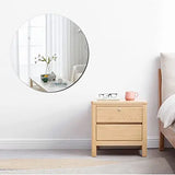 LumiFlex Acrylic Wall Mirror – Shatterproof Round & Oval Decorative Mirror | Modern Lightweight Design