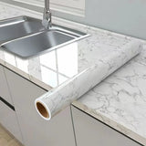 CarraraGlow Adhesive Marble Wrap – Waterproof PVC Surface Film | Luxury Peel & Stick Interior Covering