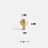 Bravelle Solid Brass Cabinet Knob – Luxury Round Drawer Handle | Modern Furniture Hardware