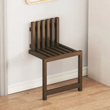 Nordhaven Folding Bamboo Wall Bench – Space-Saving Entryway Seat | Minimalist Nordic Hallway Stool