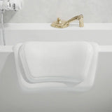 Veloura Spa Bath Pillow – Waterproof Non-Slip Tub Headrest | Luxury Silicone Foam Bath Cushion