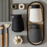 Veloura CasaCeram Refillable Soap Dispenser – Premium 300 ml Ceramic Pump Bottle for Bathroom & Kitchen