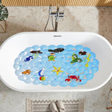 ComfortPaw Anti-Slip Bath Mat – Kids & Seniors Safety Shower Mat | Soft Massage Grip Design