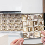 MosaicGlow Peel & Stick Tiles – 3D Waterproof Wall Stickers | Decorative PVC Mosaic Panels for Kitchens & Bathrooms