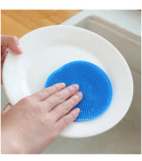 PureScrub Silicone Cleaning Pad – Reusable Kitchen Dish Brush & Non-Scratch Scrubber | Hygienic Multi-Purpose Cleaner