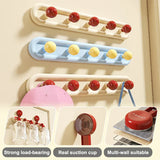 VivaPop Suction Wall Hooks – Colourful Drill-Free Bathroom & Kitchen Hangers | Modern Ball Design Storage Hooks