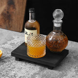 RustiTray Decorative Wooden Tray Stand – Rustic Farmhouse Organizer for Bathroom, Kitchen & Vanity