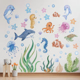 OceanDream Kids Wall Decals – Underwater Animal Stickers for Bedrooms & Playrooms | Removable Marine Theme Décor