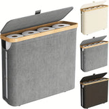 Veloura Covered Toilet Roll Holder – Modern Bathroom Paper Storage Container | Minimalist Bathroom Organisation