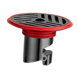 FlowGuard Anti-Odour Floor Drain Insert – Stainless Steel & Silicone Backflow Protector | Bathroom & Kitchen Drain Cover