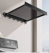 AeroFold Wall Storage Rack – Foldable Aluminium Coat & Towel Organiser | Modern Space-Saving Wall Hook