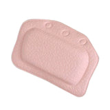 Roséva Spa Bath Pillow – Luxury Pink Tub Headrest | Soft Suction-Cup Wellness Cushion