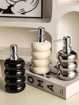 Celestique Ceramic Soap Dispenser – Luxury Liquid Soap Pump | Modern Bathroom & Kitchen Accessory