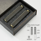 Aurevex Adjustable Brass Furniture Legs – Luxury Cabinet & Table Feet | Black & Gold Hardware