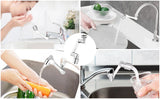 FlexFlow 1080 Swivel Tap Extender – Universal Dual Spray Faucet Attachment | Multi-Angle Water Saving Arm