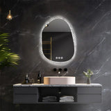 LumiAura Frameless LED Mirror – Dimmable Anti-Fog Bathroom Vanity Mirror | Touch Sensor Backlit Design