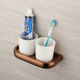 RoseVale Luxury Bathroom Hardware Set – Rose Gold Solid Brass 5-Piece Wall-Mounted Accessory Collection