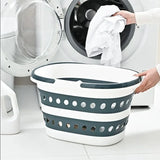 FlexStore Foldable Laundry Basket – 16L Collapsible Storage Tub | Space-Saving Multi-Purpose Carrier