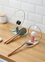 CookRest Silicone Utensil Tray – Heat-Resistant Spoon & Spatula Holder | Kitchen Counter Organiser