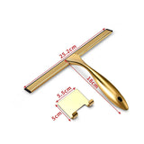 Aurex Glass & Tile Squeegee – Stainless Steel Shower Cleaner | Luxury Streak-Free Window Scraper