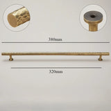 Atelier Forge Hammered Brass Handles – Vintage Bronze Cabinet Pulls | Artisan Furniture Hardware
