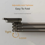 Vellanti Extendable Shower Rod – Drill-Free Aluminium Curtain Rail | Adjustable Bathroom Divider & Drying Rack