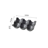 Céravie Ceramic Egg Storage Tray – Modern Refrigerator Egg Holder | Elegant Kitchen Organisation