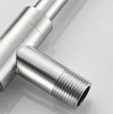 SteelFlow Pro360 Utility Faucet – 3040 Stainless Steel Swivel Tap | Cold Water Kitchen & Outdoor Sink Mixer