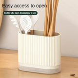 DryNest Kitchen Cutlery Organiser – Wall-Mount Utensil Holder with Drainage | No-Drill Storage Rack