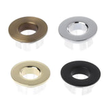 LuxeTrim Brass Overflow Cover – Universal Bathroom Sink Overflow Ring | Decorative Basin Drain Accent