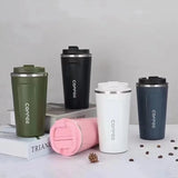 ThermaGo 380/510ml Insulated Travel Mug – 304 Stainless Steel Vacuum Cup | Leak-Resistant Lid | Portable Coffee Flask