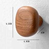 Scandinavian Pebble Wood Hooks – Minimalist No-Drill Coat & Door Hangers | Modern Home Organisation