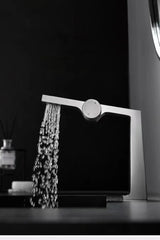 Veloura Éclat Rose Bathroom Mixer Tap – Brushed Rose Gold Basin Faucet | Elegant Single-Lever Vanity Design