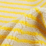 Veloura Stripe Jacquard Fleece Fabric – Ultra-Soft Lamb Fleece Textile | Premium Sewing & DIY Material