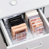 Lucentra Clear Storage Organiser – 7-Compartment Vanity & Desk Organiser | Modern Transparent Storage Box