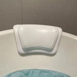 Veloura Spa Bath Pillow – Waterproof Non-Slip Tub Headrest | Luxury Silicone Foam Bath Cushion