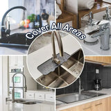 SplashGuard Sink Mat – Silicone Faucet Splash Protector | Water-Absorbing Countertop Drying Pad