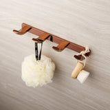 RoseVale Luxury Bathroom Hardware Set – Rose Gold Solid Brass 5-Piece Wall-Mounted Accessory Collection