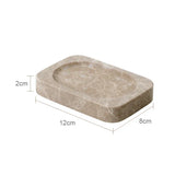 Valdore Emperador Marble Bathroom Accessories Set – 7-Piece Natural Stone Luxury Collection | Spa-Inspired Bathroom Décor