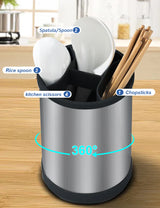 EdgeVault Stainless Steel Knife Holder – Universal Kitchen Knife Block | Hygienic Blade Storage Stand