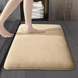 AquaVelours Super Absorbent Bath Mat – Ultra-Soft Coral Velvet, Non-Slip & Quick-Dry Comfort Rug