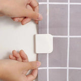 DryVault Shower Curtain Clips – Self-Adhesive Waterproof Curtain Holders for Bathrooms | No-Drill Splash & Wind Protection