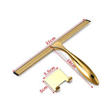 Aurex Glass & Tile Squeegee – Stainless Steel Shower Cleaner | Luxury Streak-Free Window Scraper