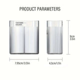 Veloura Wall Toothbrush Organiser – Modern Bathroom Storage Holder | Hygienic Space-Saving Toothbrush Rack