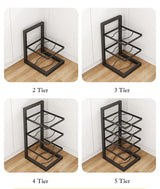 StackForge Adjustable Pan Organiser – Multi-Tier Cookware Storage Rack | Space-Saving Kitchen Holder