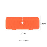 SplashGuard Sink Mat – Silicone Faucet Splash Protector | Water-Absorbing Countertop Drying Pad