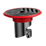 FlowGuard Anti-Odour Floor Drain Insert – Stainless Steel & Silicone Backflow Protector | Bathroom & Kitchen Drain Cover