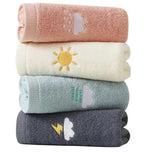 PureLoom Cotton Towel Collection – 4-Piece Ring-Spun Cotton Set | Soft Absorbent Everyday Luxury Towels