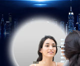 NovaHalo Radiance LED Bathroom Mirror – Round Anti-Fog Vanity Mirror with Dimmable 3-Tone Lighting