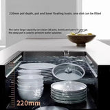 TitanFlow Stainless Steel Kitchen Sink Set – Heavy-Duty Single Bowl Sink | Modern Utility Basin with Faucet & Soap Dispenser